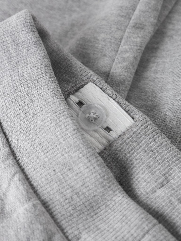 name it mini NILIUS SWEAT PANT - Grey Melange | Torgunns Barneklær AS