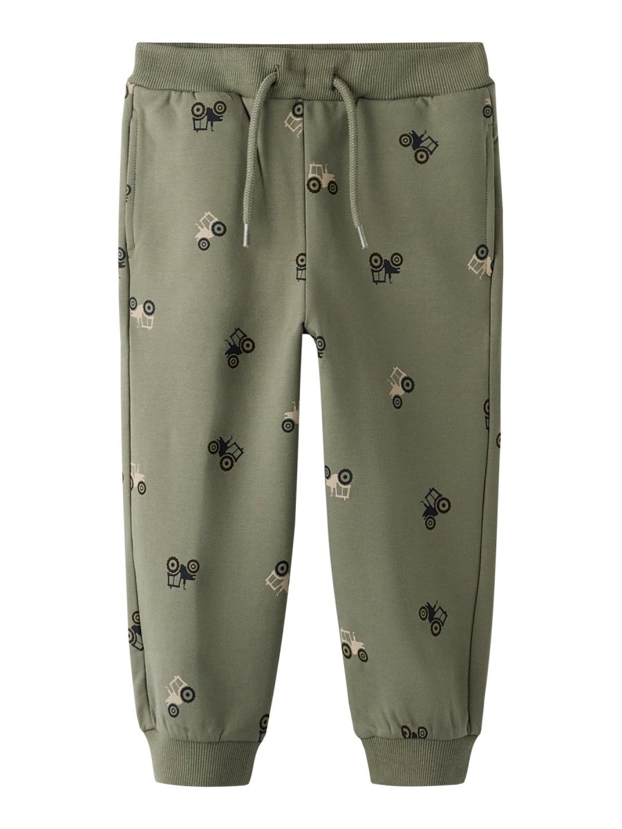 name it mini NIVANO NREG SWE PANT - Dusty Olive | Torgunns Barneklær AS