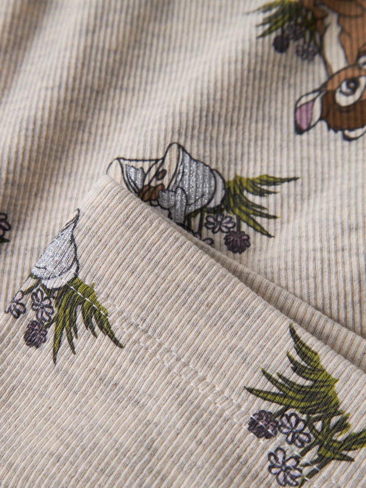 name it mini NONNA BAMBI leggings - Peyote Melange | Torgunns Barneklær AS