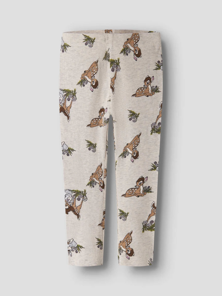 name it mini NONNA BAMBI leggings - Peyote Melange | Torgunns Barneklær AS
