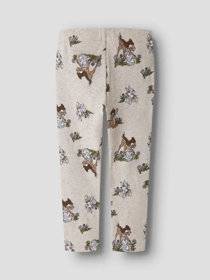 name it mini NONNA BAMBI leggings - Peyote Melange | Torgunns Barneklær AS