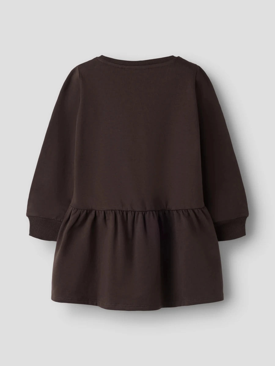 name it mini NORA BAMBI kjole - Chocolate Plum | Torgunns Barneklær AS