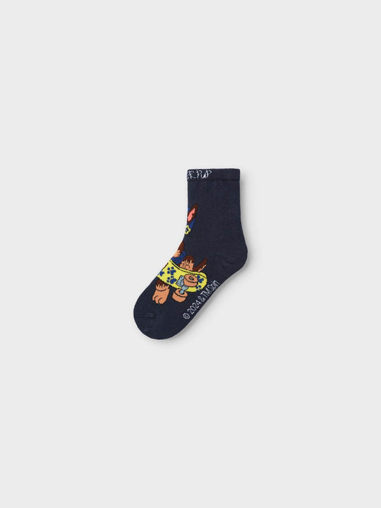 name it mini NORWIN PAW PATROL SOCK - Dark Sapphire | Torgunns Barneklær AS