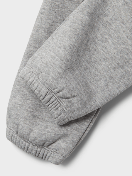 name it mini OANNE LS NREG SWEAT SET - Grey Melange | Torgunns Barneklær AS