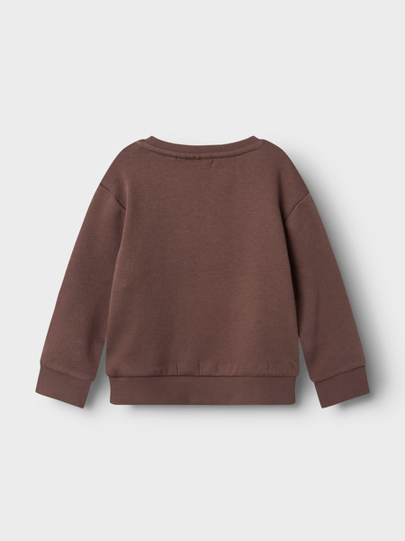 name it mini OANNE LS NREG SWEAT SET - Peppercorn | Torgunns Barneklær AS