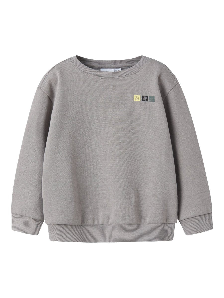 name it mini OLAF LS SWEAT - Rock Ridge | Torgunns Barneklær AS