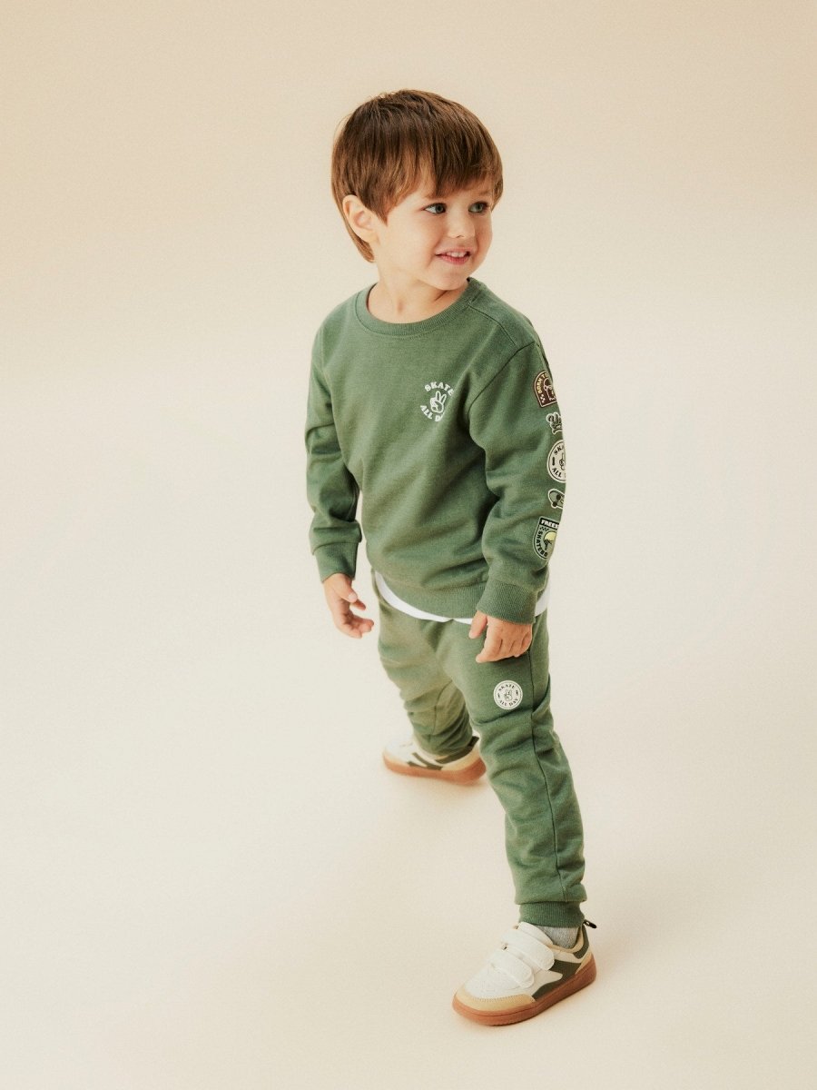 name it mini OLAF SWEAT PANT - Laurel Wreath | Torgunns Barneklær AS