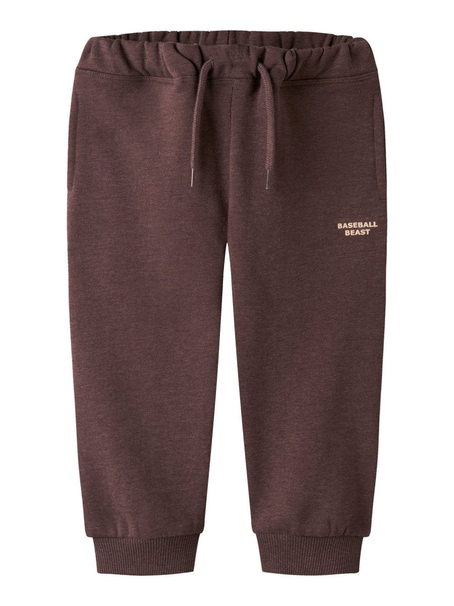 name it mini OLAF SWEAT PANT - Shaved Chocolate | Torgunns Barneklær AS