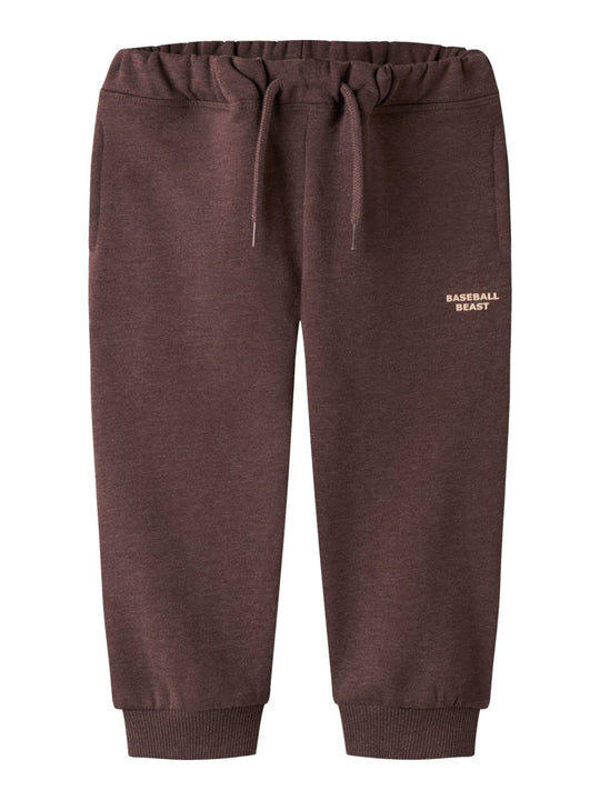 name it mini OLAF SWEAT PANT - Shaved Chocolate | Torgunns Barneklær AS