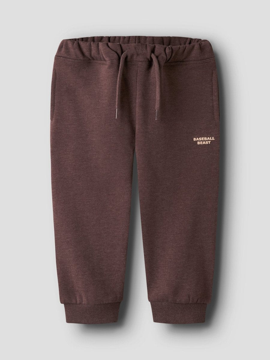 name it mini OLAF SWEAT PANT - Shaved Chocolate | Torgunns Barneklær AS