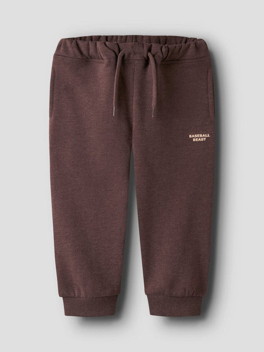 name it mini OLAF SWEAT PANT - Shaved Chocolate | Torgunns Barneklær AS