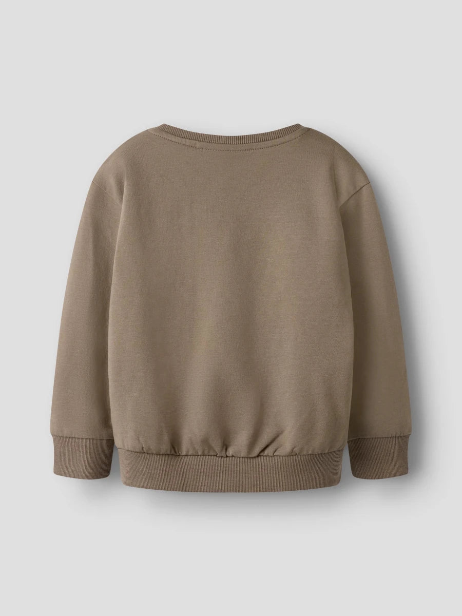 name it mini OLE EMIL Genser – Walnut | Torgunns Barneklær AS