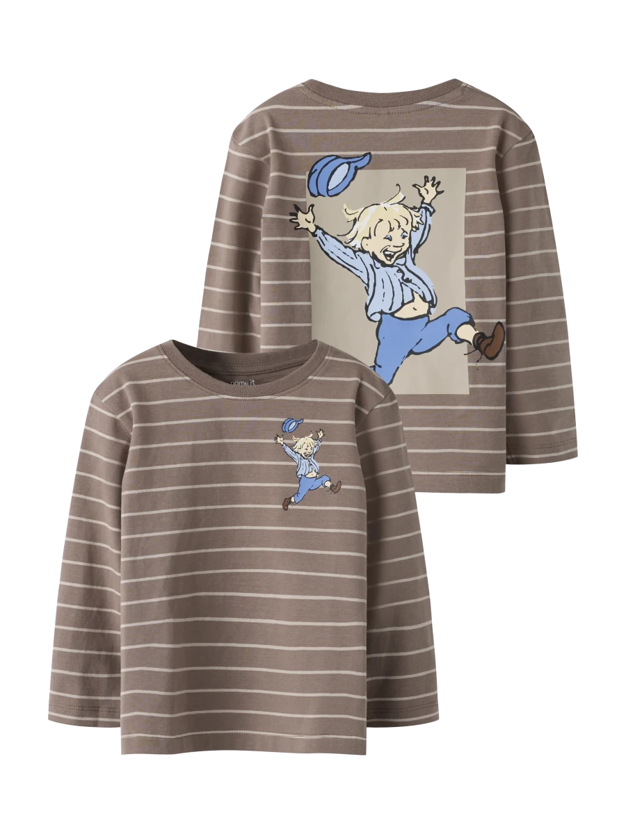 name it Mini OLLE EMIL genser – Walnut | Torgunns Barneklær AS