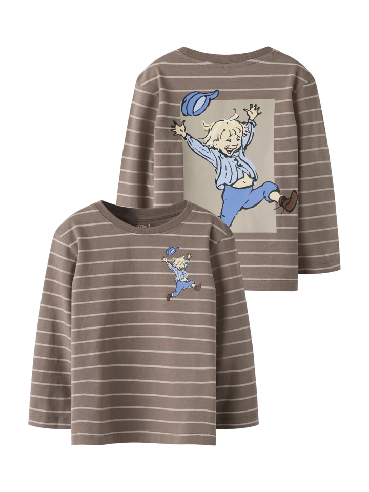 name it Mini OLLE EMIL genser – Walnut | Torgunns Barneklær AS