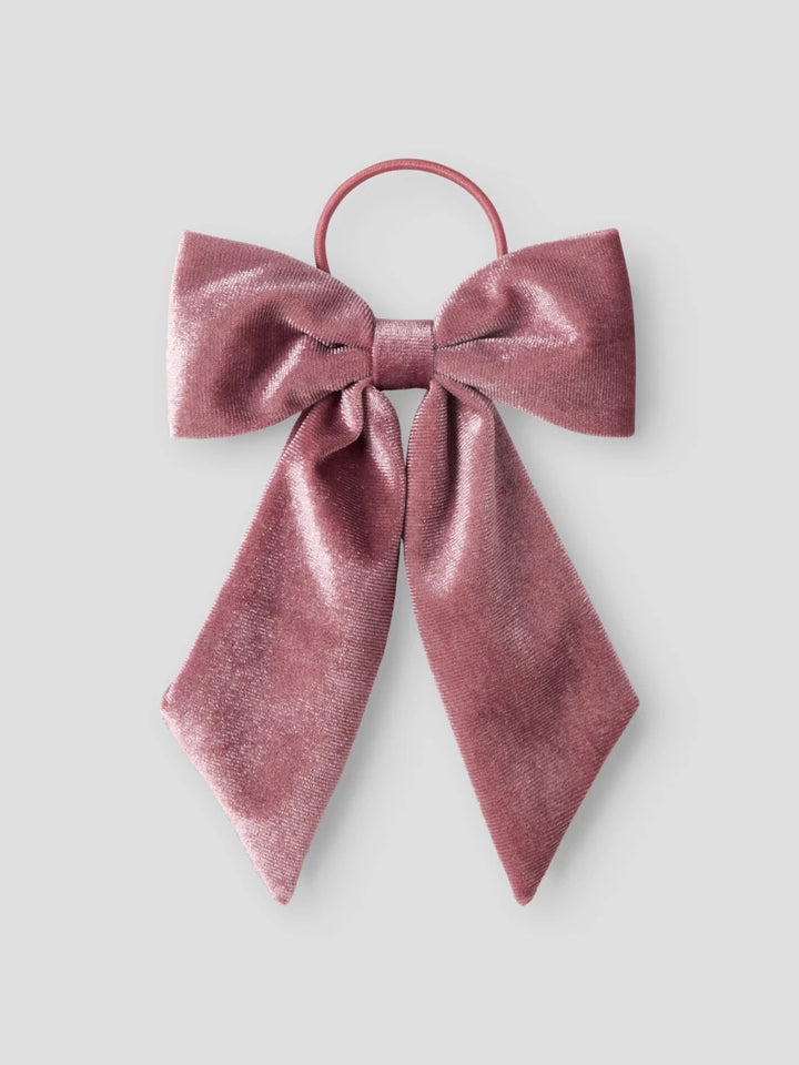 name it mini RELVET hårsløyfe - Mauve Shadows | Torgunns Barneklær AS