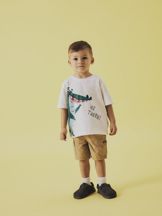 name it mini RYAN CARGO TWI SHORTS - Incense | Torgunns Barneklær AS