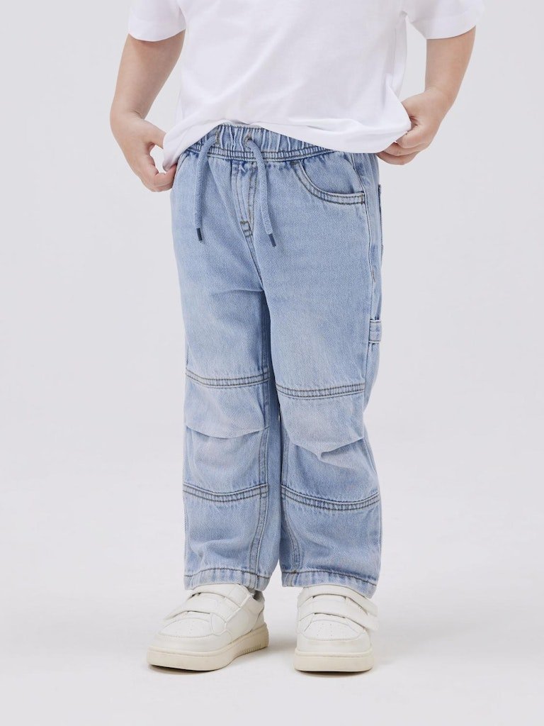 name it mini RYAN JOG JEANS - Light Blue Denim | Torgunns Barneklær AS