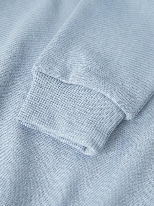 name it mini SELI LS SWEAT NOOS - Dusty Blue | Torgunns Barneklær AS