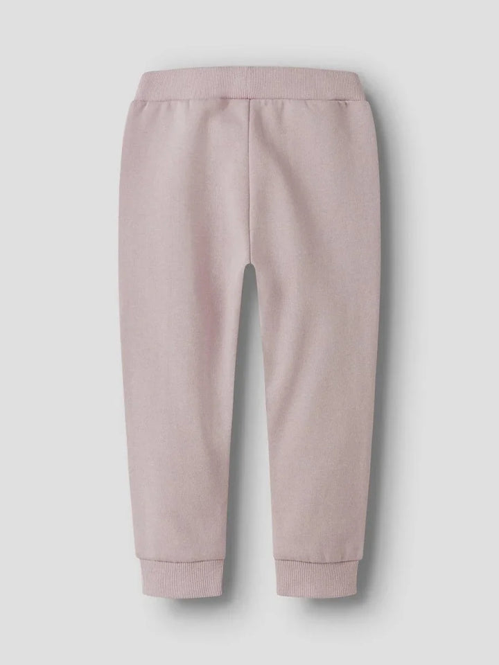 Myke rosa ullbukser for spedbarn og småbarn, perfekt barneklær med elastisk liv og ankelbånd.