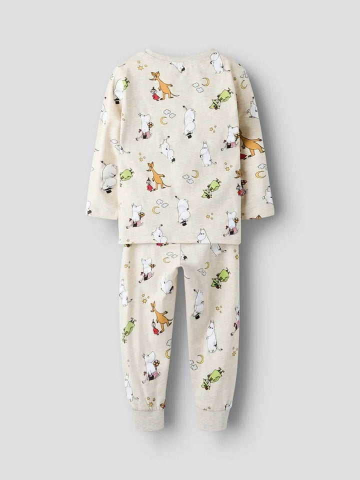 Myke Moomin-pyjamas med dyremønster for spedbarn og småbarn, perfekt barneklær 0-8 år
