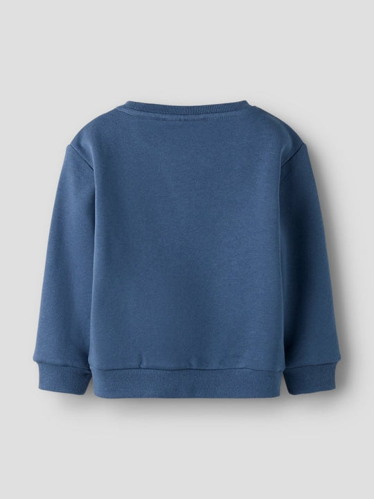 name it mini SILIAN LS NREG SWE BRU - Vintage Indigo | Torgunns Barneklær AS