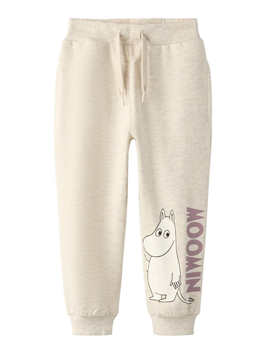 name it mini SLOLI MOOMIN SWEAT PANT - Peyote Melange | Torgunns Barneklær AS