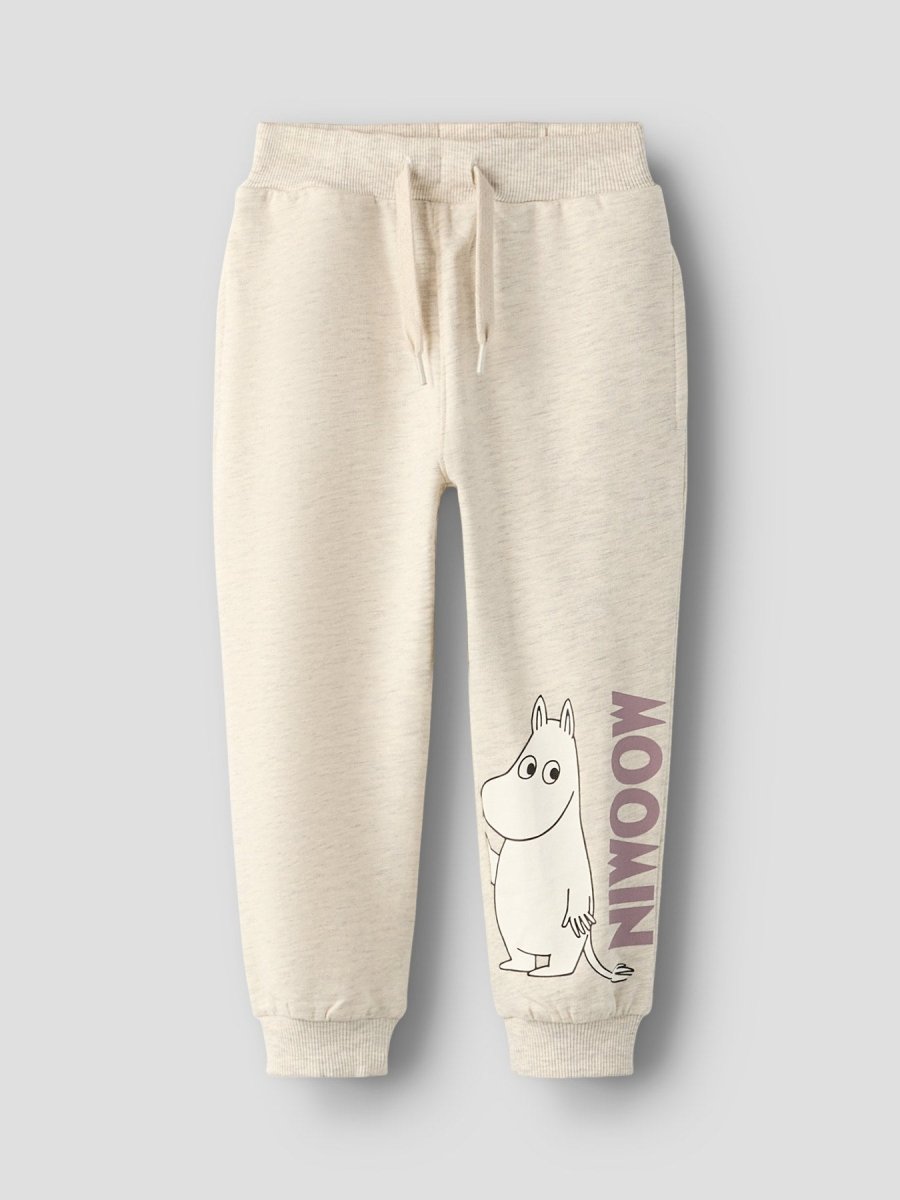 name it mini SLOLI MOOMIN SWEAT PANT - Peyote Melange | Torgunns Barneklær AS