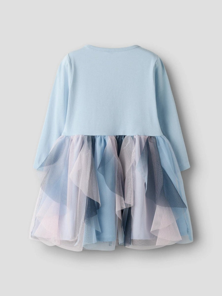 name it mini SORI FROZEN Tyllkjole - Subdued Blue | Torgunns Barneklær AS