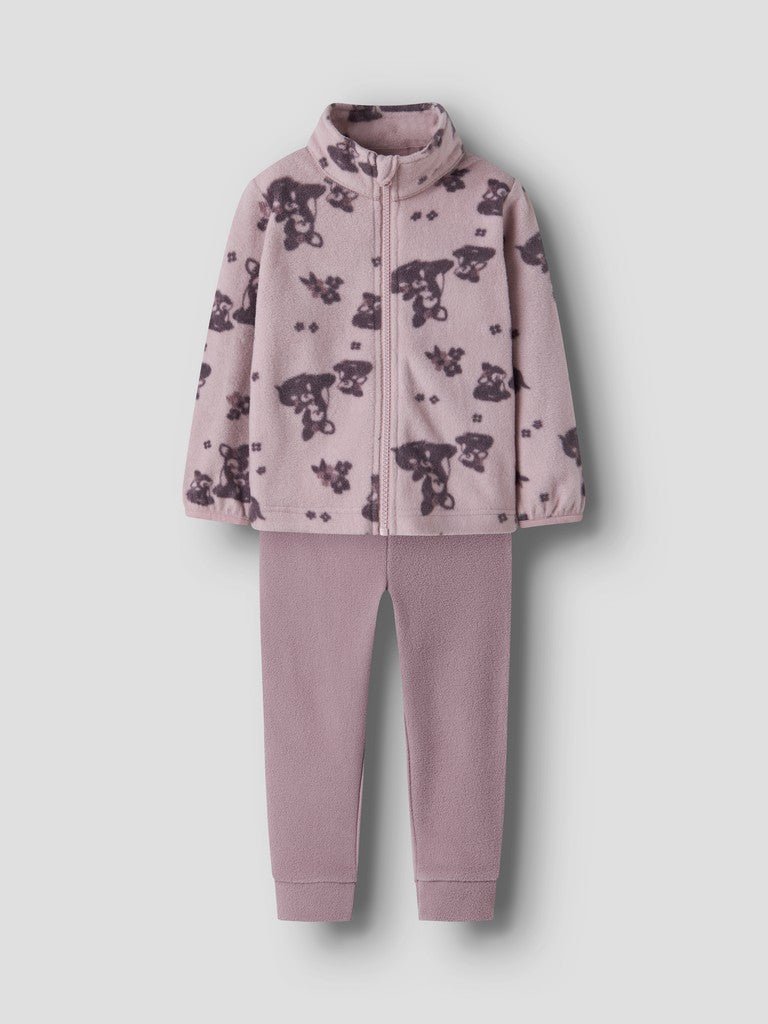 name it mini SPEKTRA FLEECE SETT - Violet Ice | Deer | Torgunns Barneklær AS