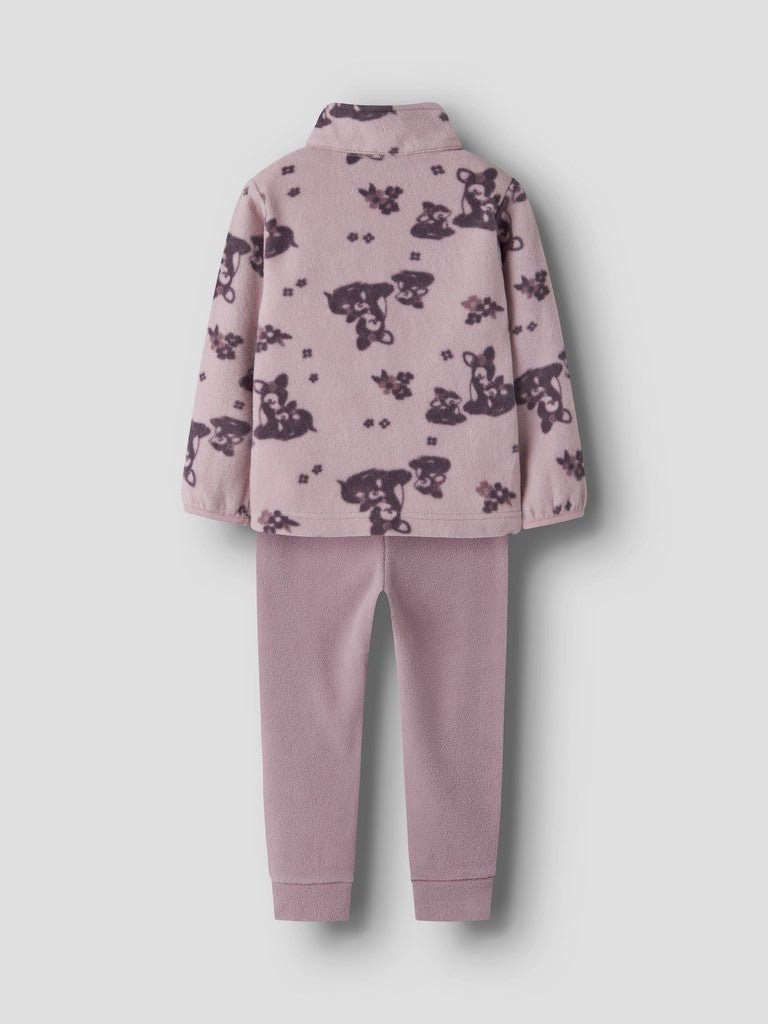 name it mini SPEKTRA FLEECE SETT - Violet Ice | Deer | Torgunns Barneklær AS