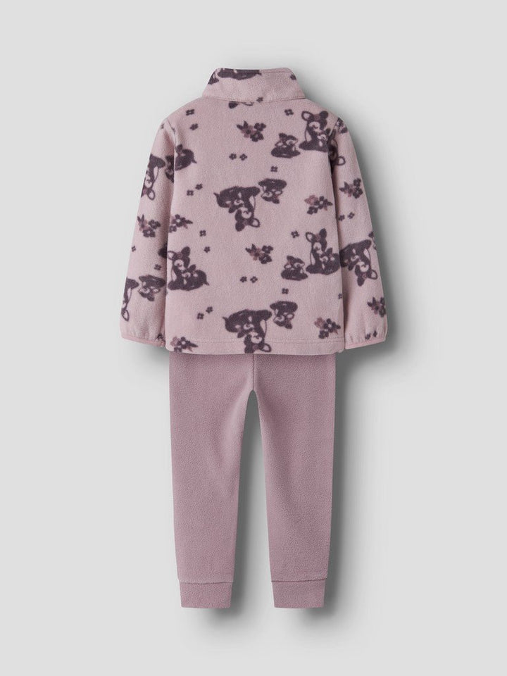 name it mini SPEKTRA FLEECE SETT - Violet Ice | Deer | Torgunns Barneklær AS
