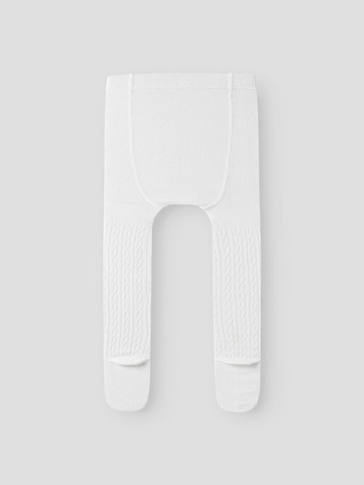 name it mini TECLA PANTYHOSE XXVI - Bright White | Torgunns Barneklær AS