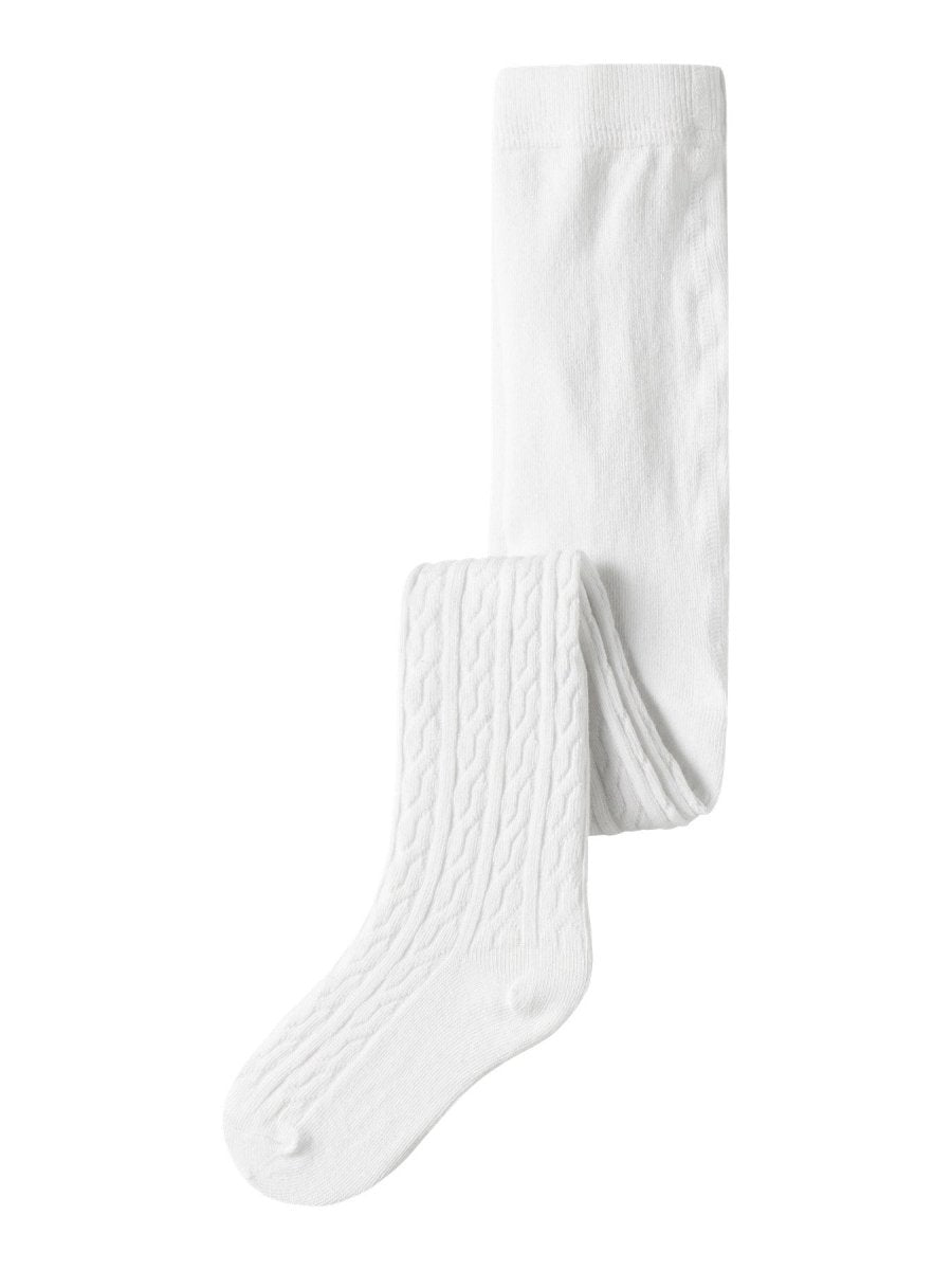 name it mini TECLA PANTYHOSE XXVI - Bright White | Torgunns Barneklær AS