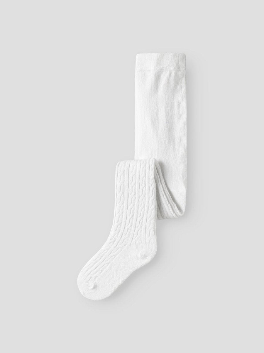 name it mini TECLA PANTYHOSE XXVI - Bright White | Torgunns Barneklær AS