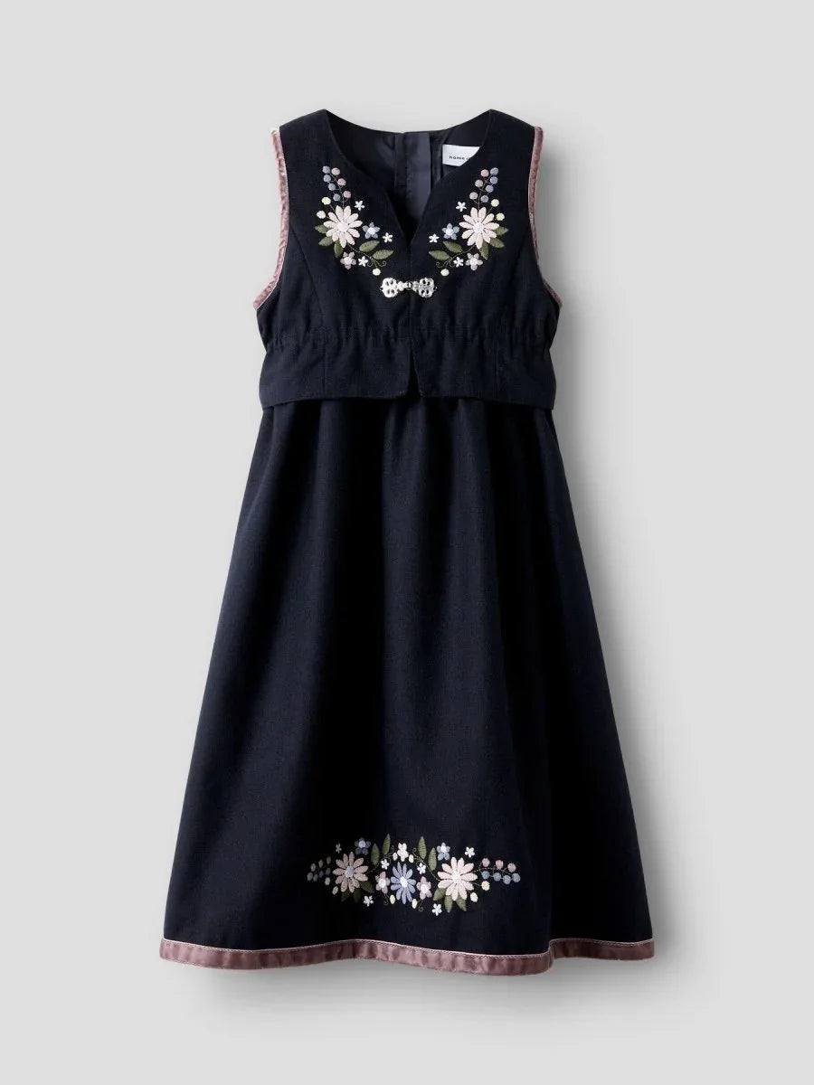 name it mini TENA SPENCER Festdrakt – Dark Sapphire | Torgunns Barneklær AS