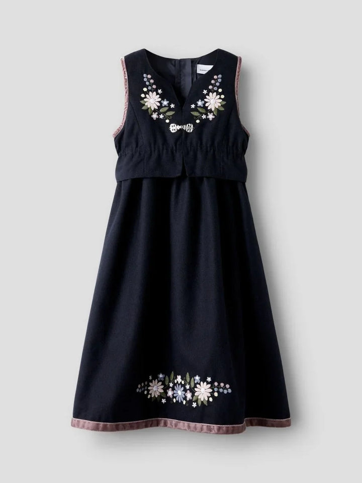 name it mini TENA SPENCER Festdrakt – Dark Sapphire | Torgunns Barneklær AS