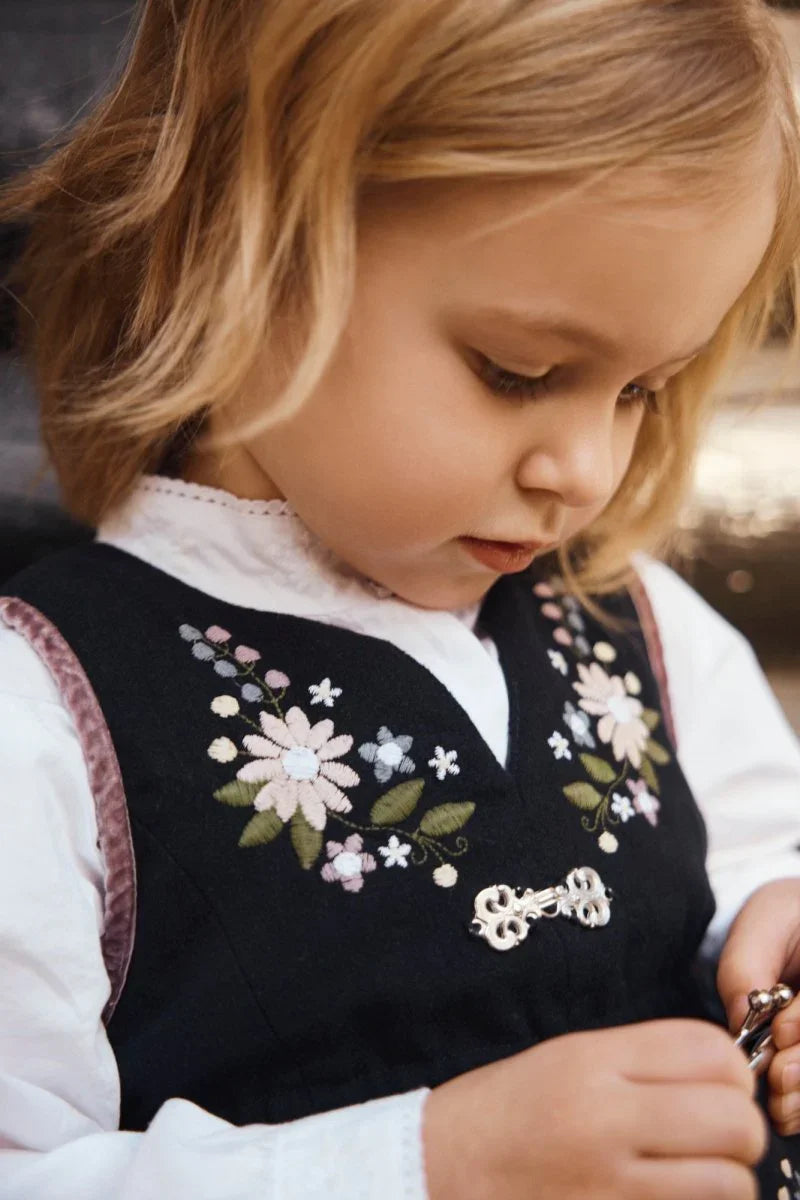 name it mini TENA SPENCER Festdrakt – Dark Sapphire | Torgunns Barneklær AS