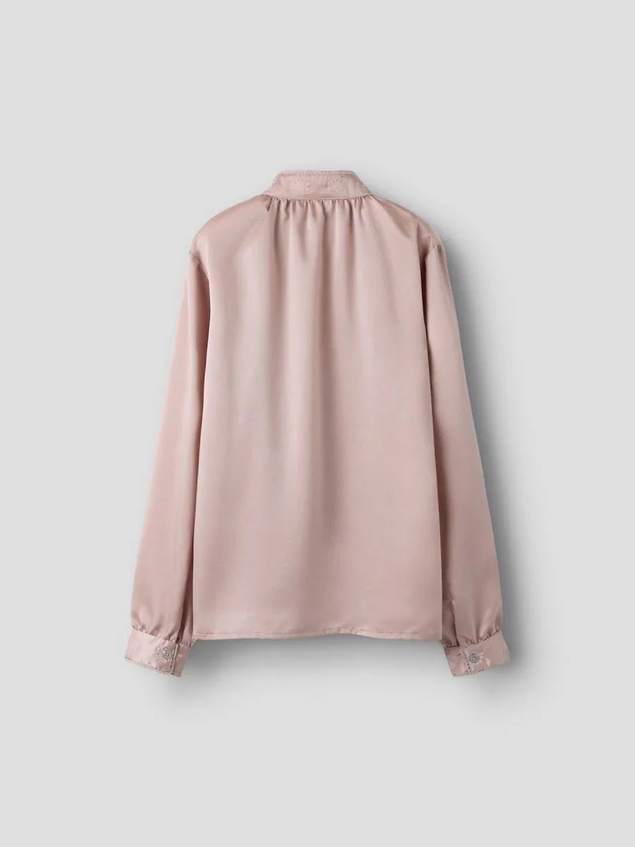 name it mini TETRINE Bunadskjorte Barn – Shadow Gray | Torgunns Barneklær AS