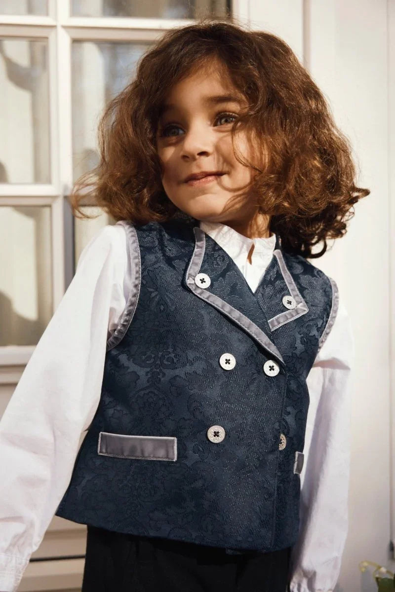 name it mini TOBY bunadskjorte – Bright White | Torgunns Barneklær AS