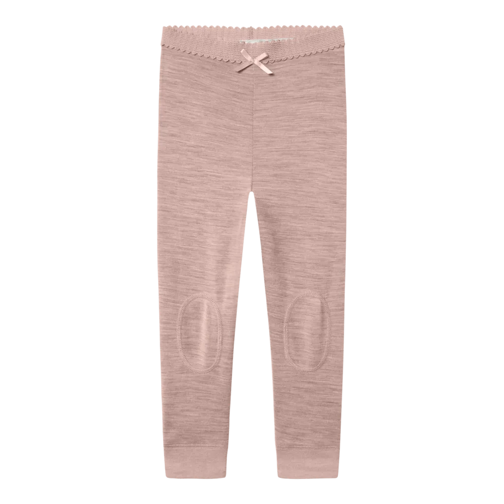 name it mini ULL/BAMBUS | WYLA LEGGING - Shadow Gray | Torgunns Barneklær AS