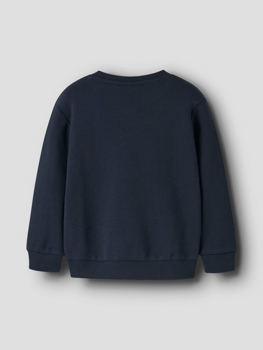 name it mini VALLEN LS SWEAT - Navy Blazer | Excavator | Torgunns Barneklær AS