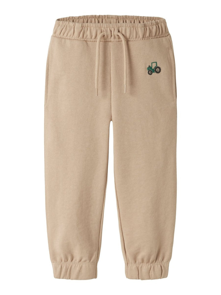 name it mini VALLEN SWEAT PANT - Sesame | Tractor | Torgunns Barneklær AS
