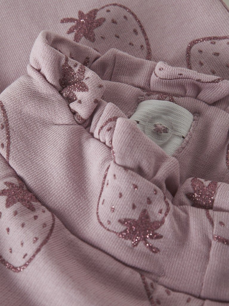 name it mini VILUBA LS NREG SWEAT SET - Burnished Lilac | Torgunns Barneklær AS