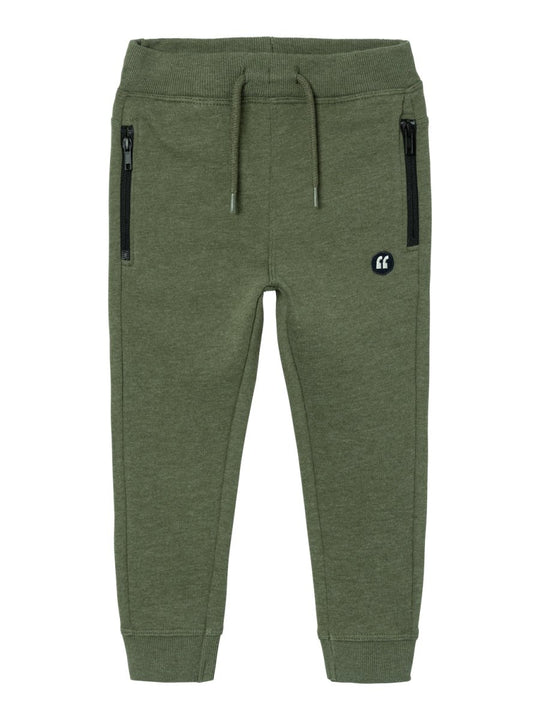 name it mini VIMO SWEAT PANT NOOS - Rifle Green | Torgunns Barneklær AS