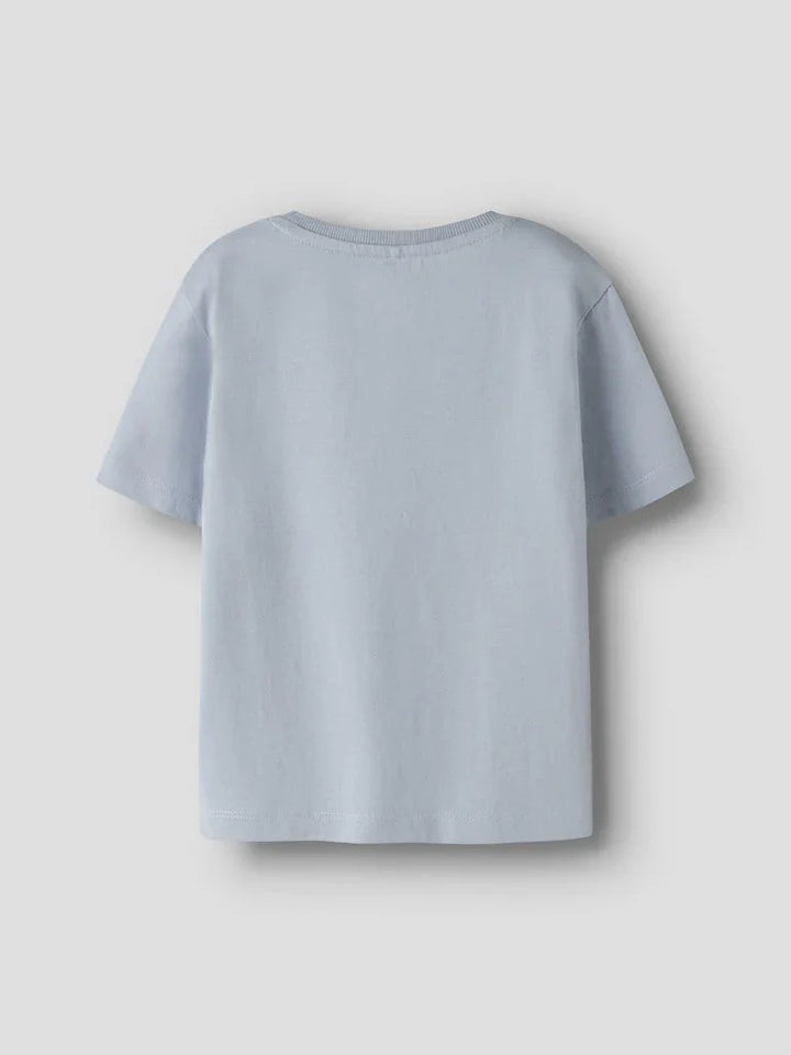 name it mini VIMPEL T - SHIRT - Blue Fog Crab | Embroidery | Torgunns Barneklær AS
