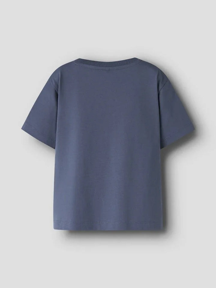 name it mini VIMPEL T - SHIRT - Vintage Indigo | Palm | Torgunns Barneklær AS