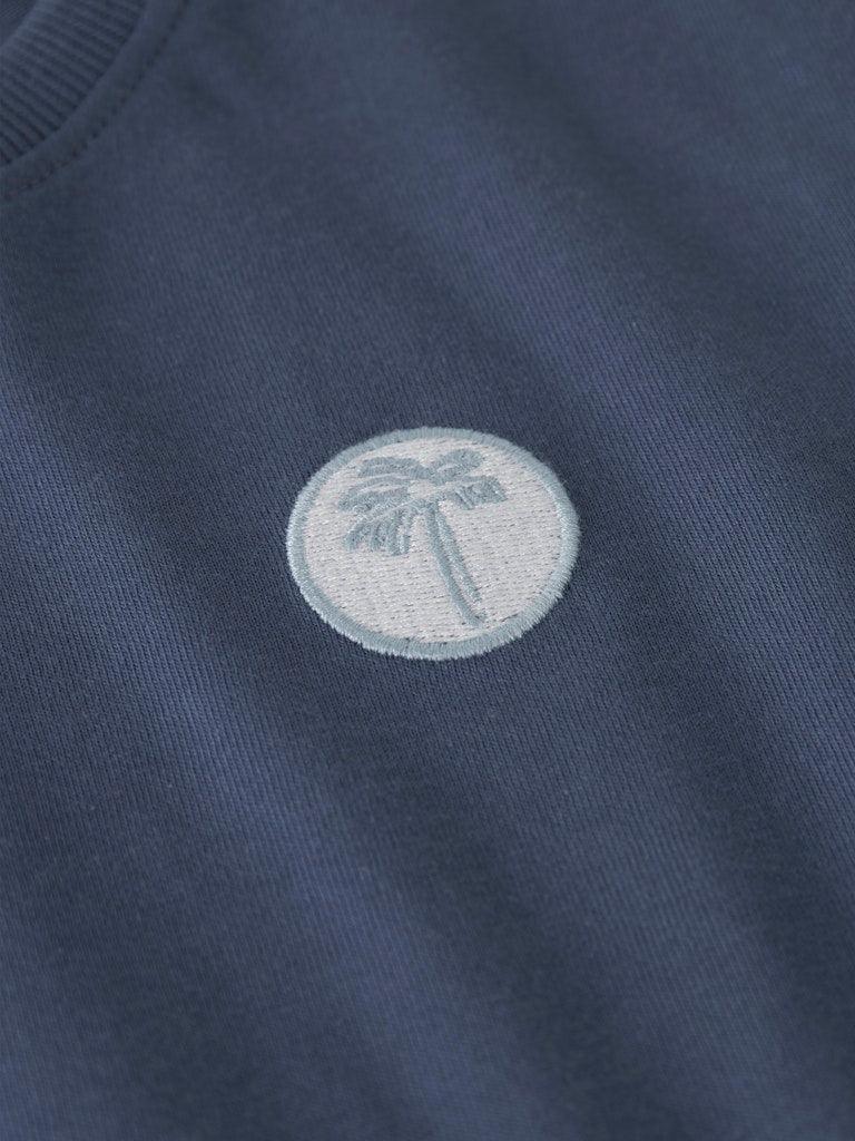name it mini VIMPEL T - SHIRT - Vintage Indigo | Palm | Torgunns Barneklær AS