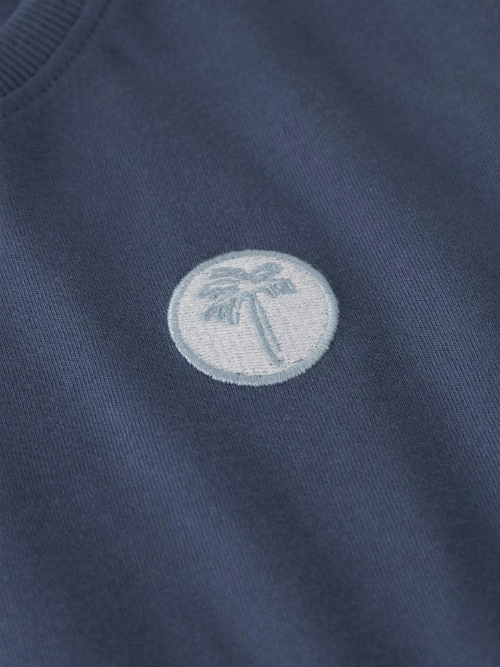 name it mini VIMPEL T - SHIRT - Vintage Indigo | Palm | Torgunns Barneklær AS