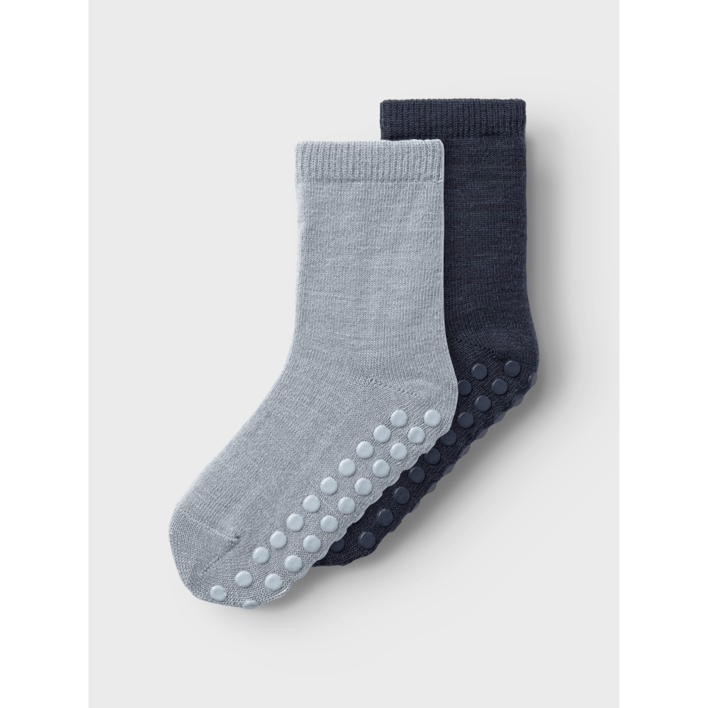 name it mini WAK WO/BL 2P SOCK W/NON SKID - Tradewinds 2P TADEWINDS + OMBRE | Torgunns Barneklær AS