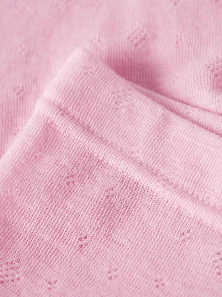 name it mini WANG leggings i merinoull - Coral Blush | Torgunns Barneklær AS